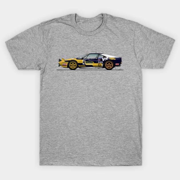 Nico / Barban - Rally Piancavallo 1980 T-Shirt by Vanillah